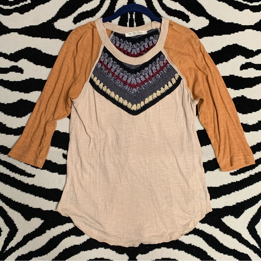 Free People Spring Bound Crochet Top Size Small - Picture 9 of 16